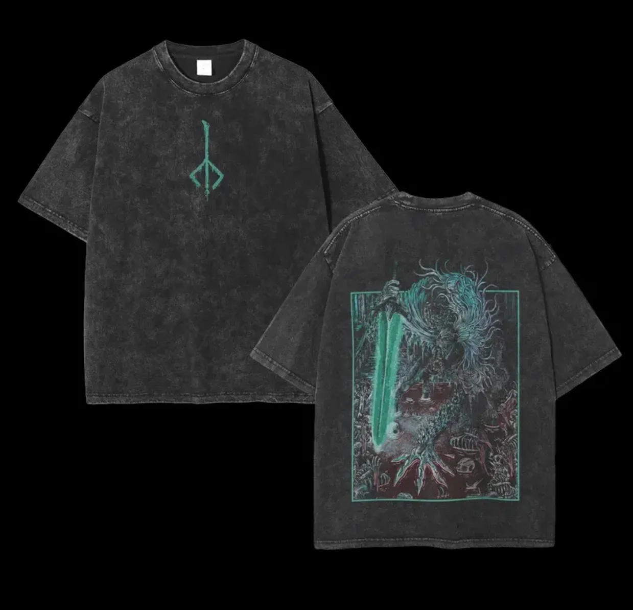 Bloodborne Ludwig The Accursed Printed Unisex Washed T-Shirt