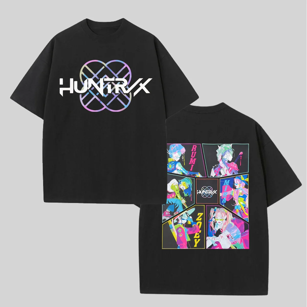 KPop Demon Hunters Printed Unisex Oversized T-shirts