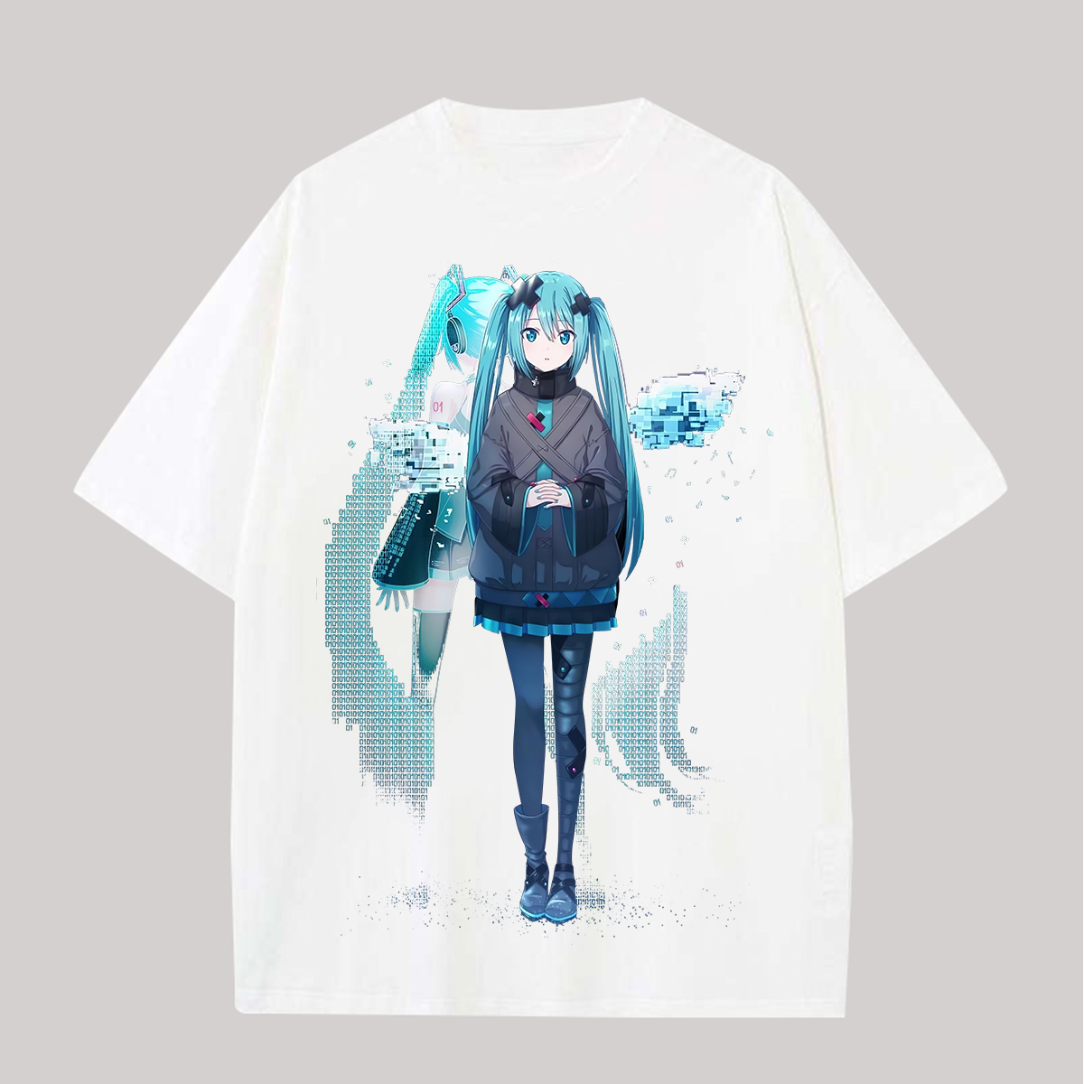 Hatsune Miku Printed Oversized Unisex T-shirts