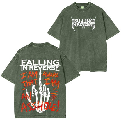 Falling In Reverse Vintage Unisex Washed T-Shirt