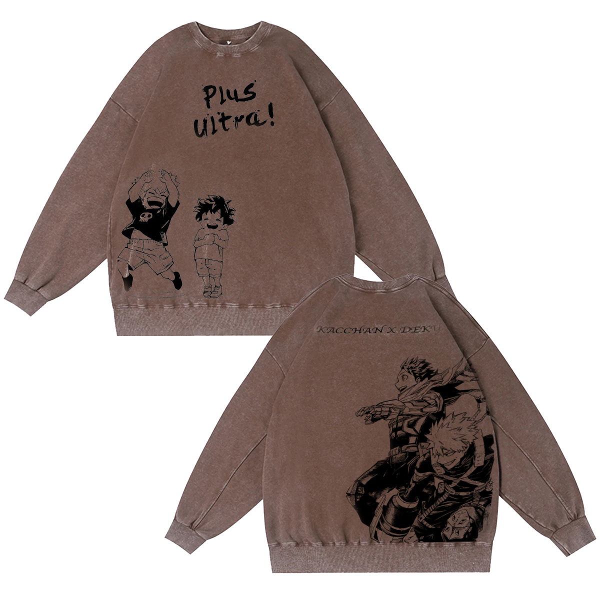 My Hero Academia Vintage Washed T-shirt/Crewneck/Hoodie