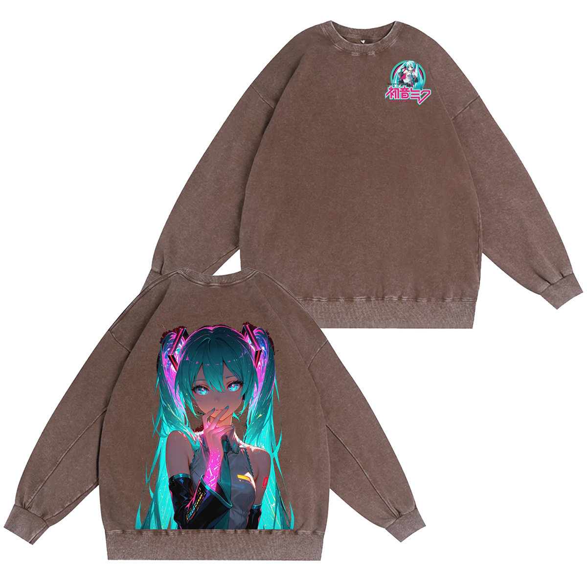 Miku Cosplay Vintage Washed T-shirt/Crewneck/Hoodie