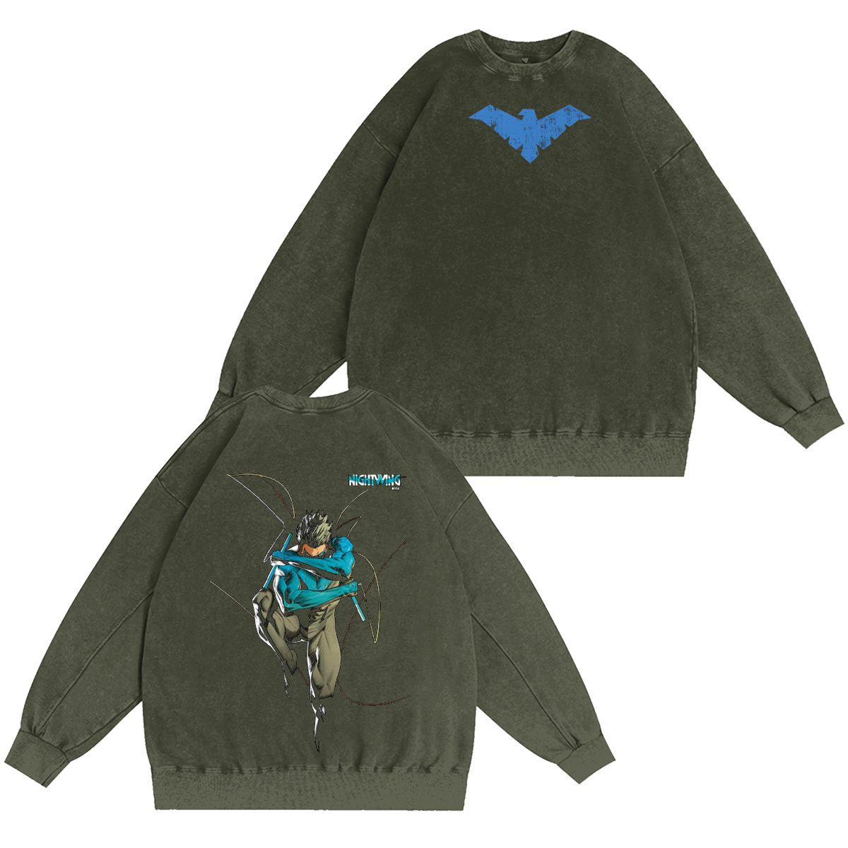 Nightwing Washed T-shirt/Crewneck/Hoodie