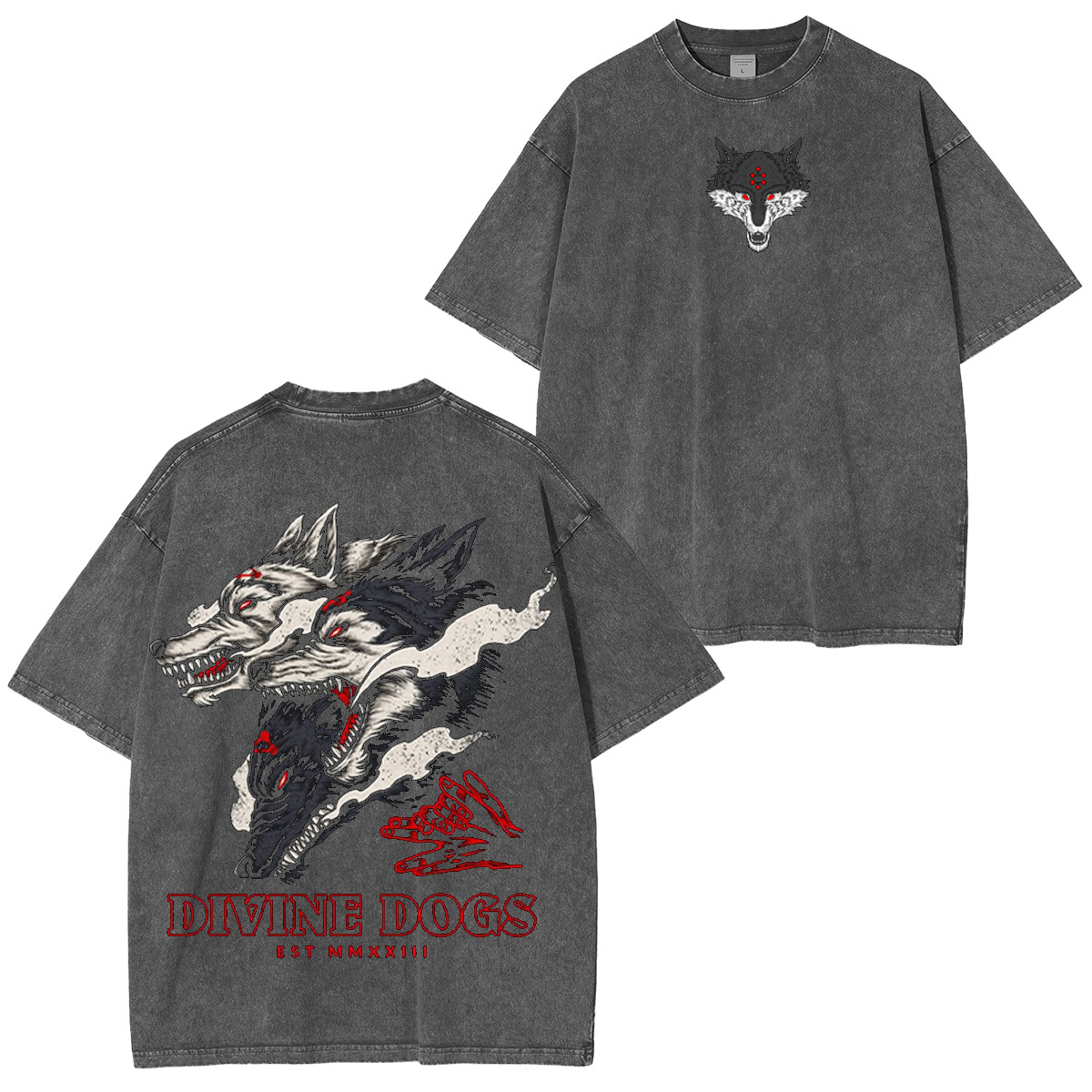 Divine Dogs Jujutsu Kaisen Oversized T-shirt/Crewneck/Hoodie
