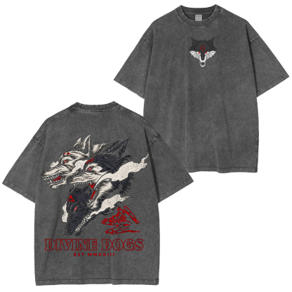 Divine Dogs Jujutsu Kaisen Oversized T-shirt/Crewneck/Hoodie