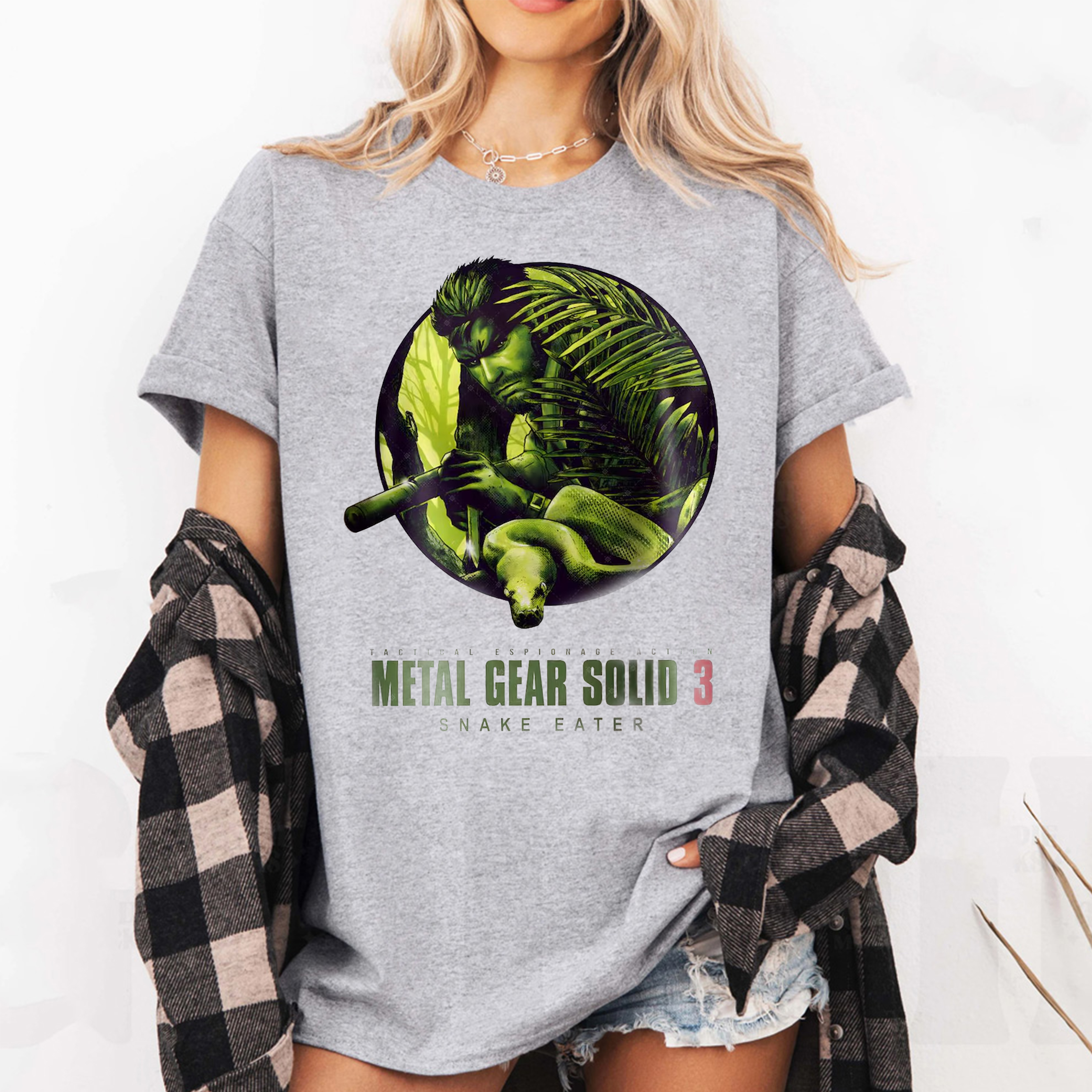 Casual Metal Gear Solid Snakes Shirts