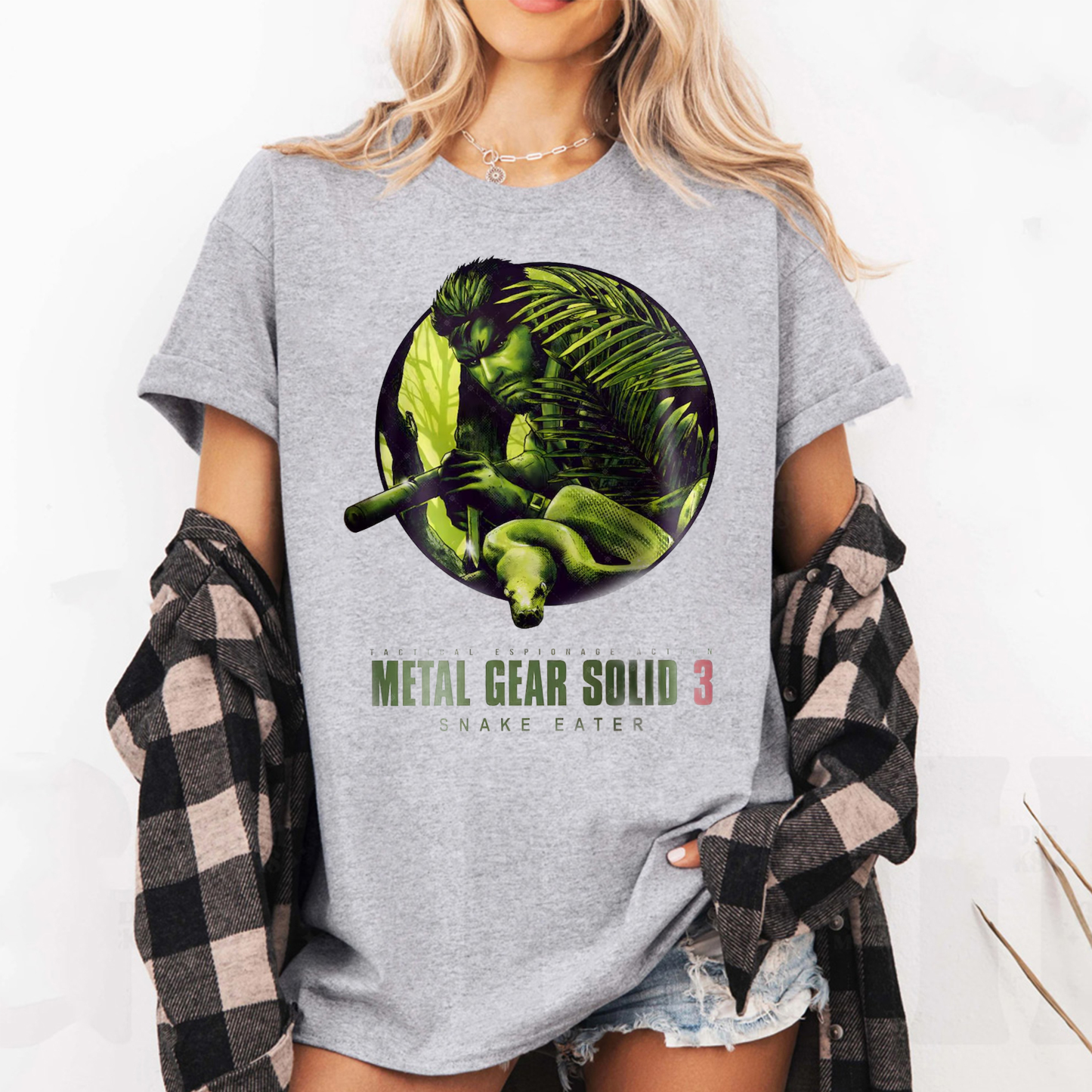 Casual Metal Gear Solid Snakes Shirts