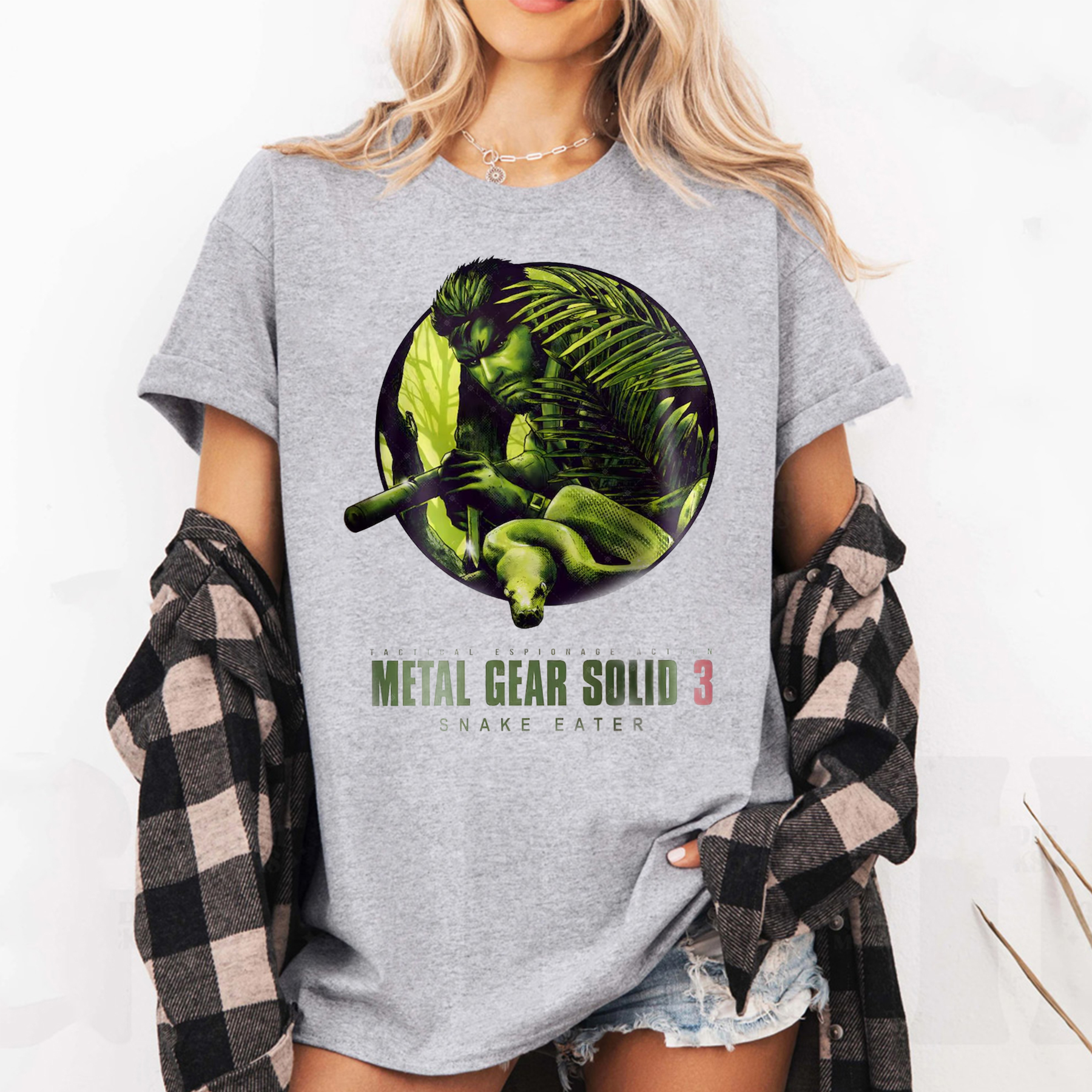 Casual Metal Gear Solid Snakes Shirts