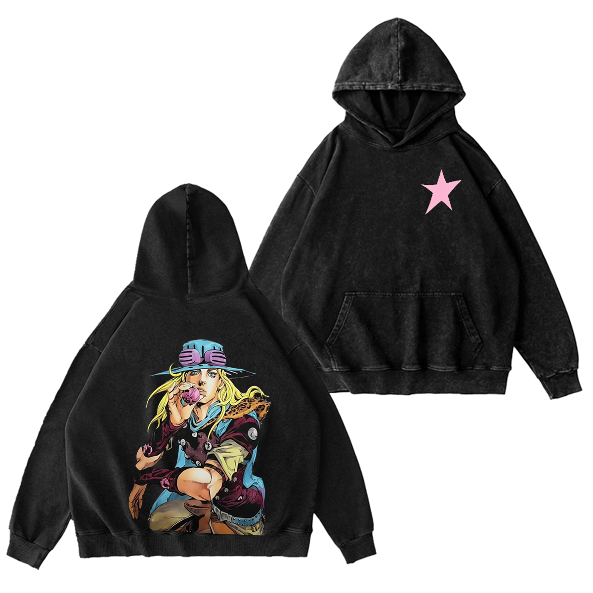 JoJo’s Bizarre Adventure: Steel Ball Run Washed T-shirt/Crewneck/Hoodie