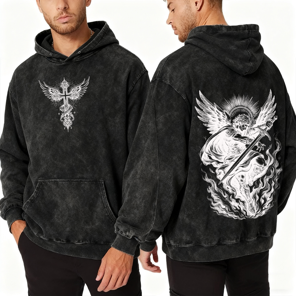 Archangel Michael Vintage Washed T-shirt/Crewneck/Hoodie
