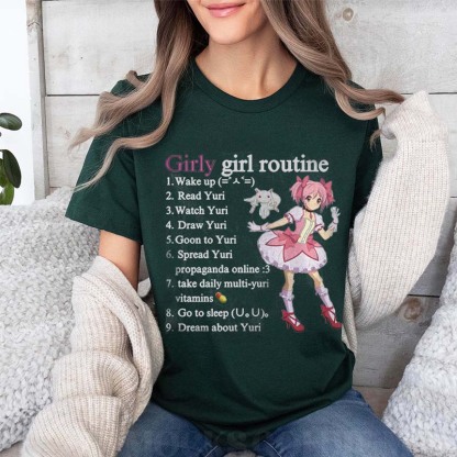 Girly Girl Routine Yuri Winchester Unisex Shirts