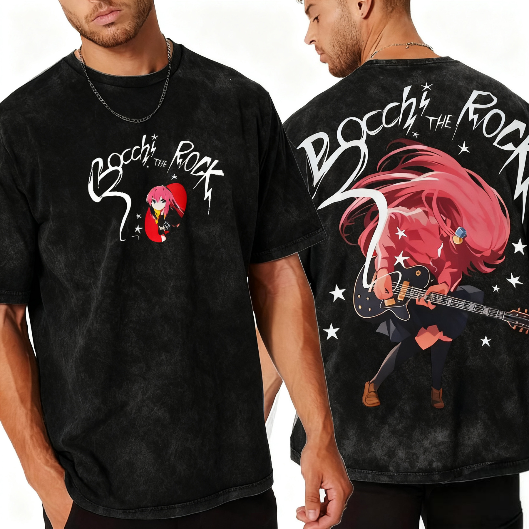 Bocchitherock Print T-Shirt