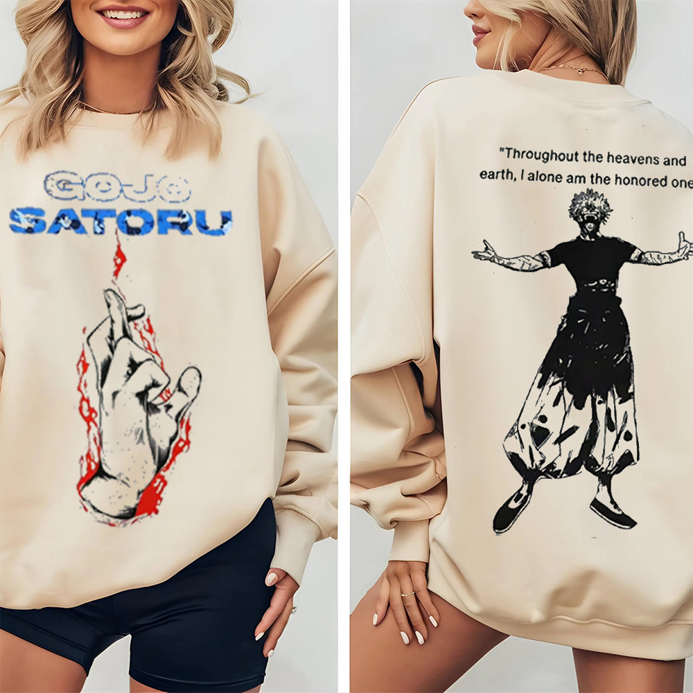 Satoru Gojo Jujutsu Kaisen Oversized T-shirt/Crewneck/Hoodie