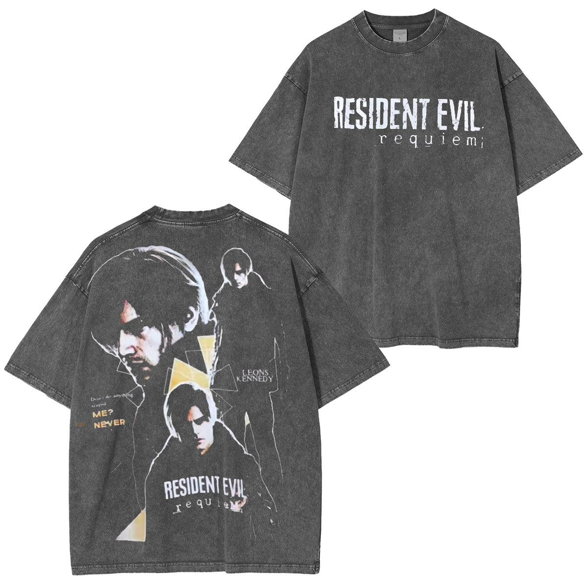 Vintage Resident Evil Requiem Washed T-shirt/Crewneck/Hoodie