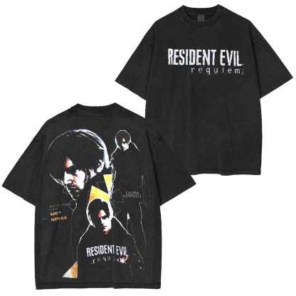Vintage Resident Evil Requiem Washed T-shirt/Crewneck/Hoodie