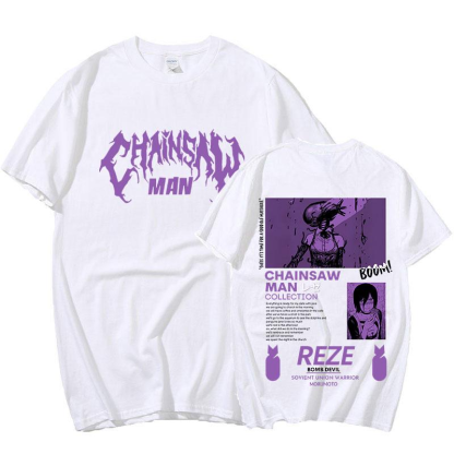 Anime Chainsaw Man Reze T-shirt
