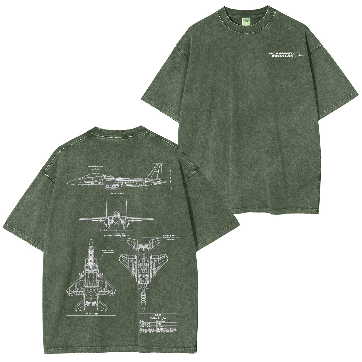 F-15 Strike Eagle Is Sick Vintage Washed T-shirt/Crewneck/Hoodie