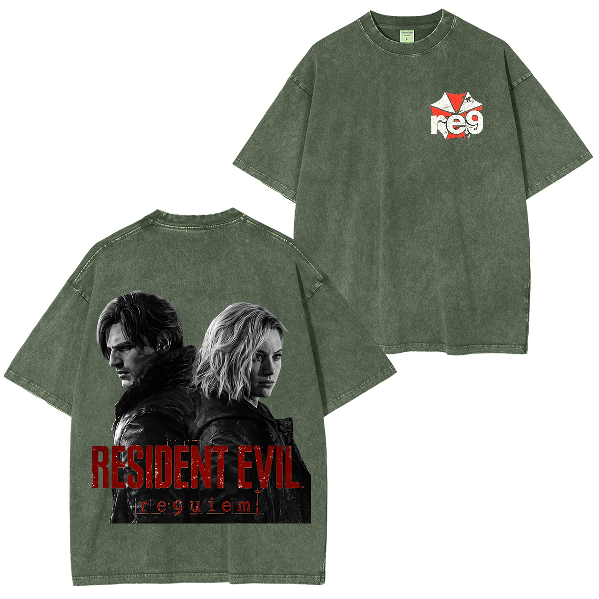Resident Evil Washed T-shirt/Crewneck/Hoodie