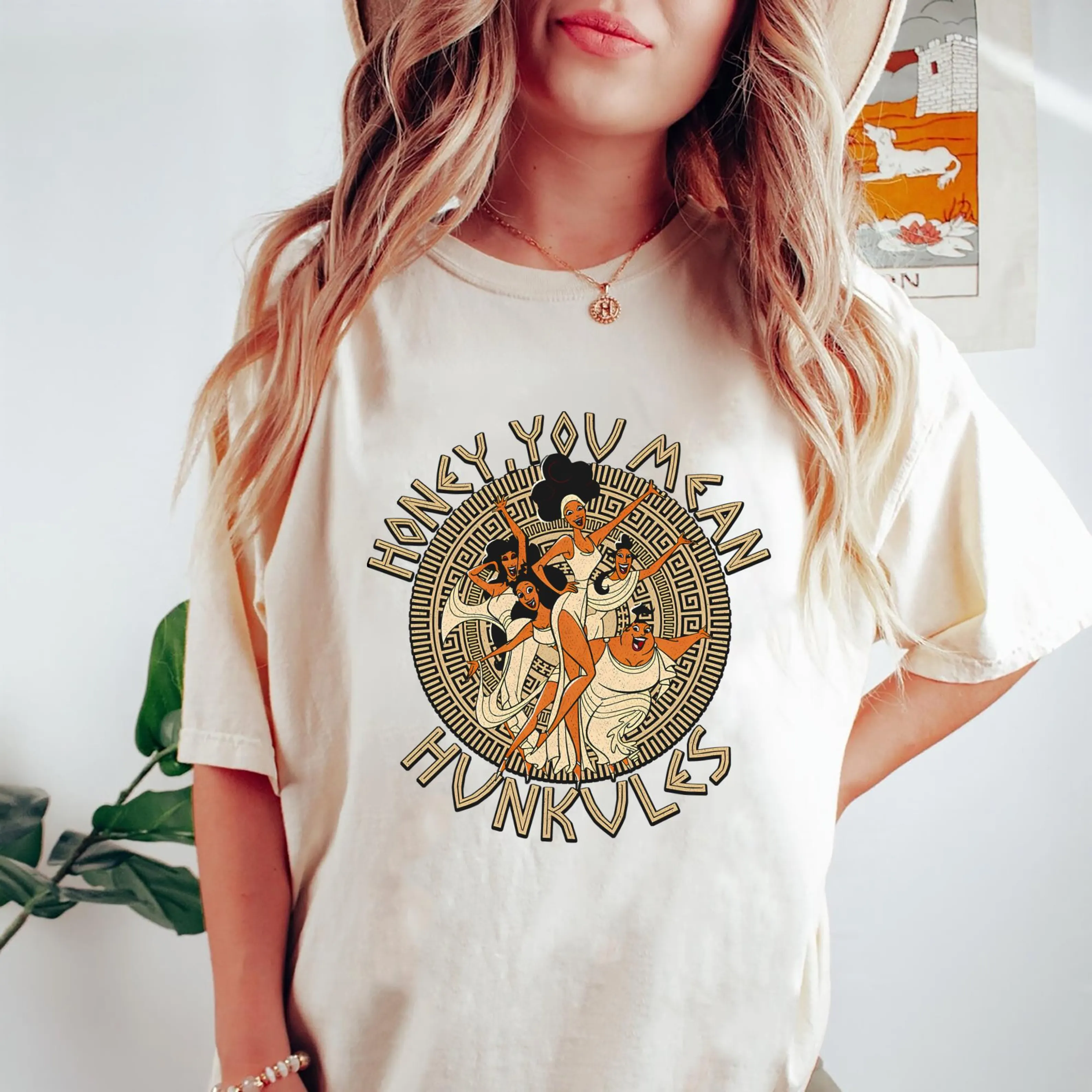 Hercules Diva The Muses Honev You MeanHunkules Retro 90s Shirt.