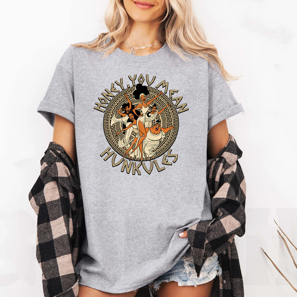 Hercules Diva The Muses Honev You MeanHunkules Retro 90s Shirt.