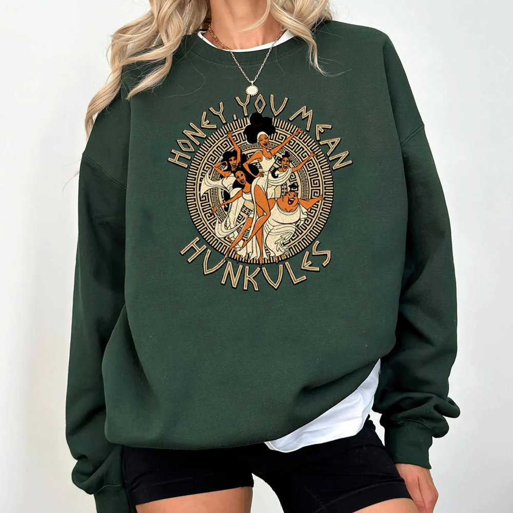 Hercules Diva The Muses Honev You MeanHunkules Retro 90s Shirt.