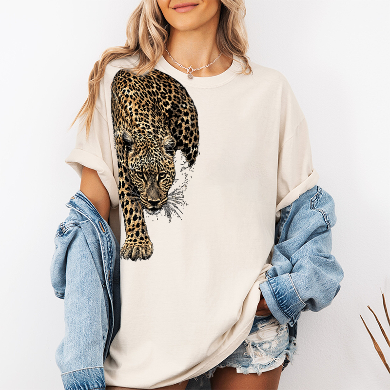 Black Leopard Oversized T-shirt/Crewneck/Hoodie