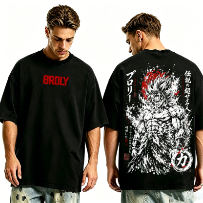 Broly Legendary Saiyan Pump Cover Oversized T-shirt/Crewneck/Hoodie