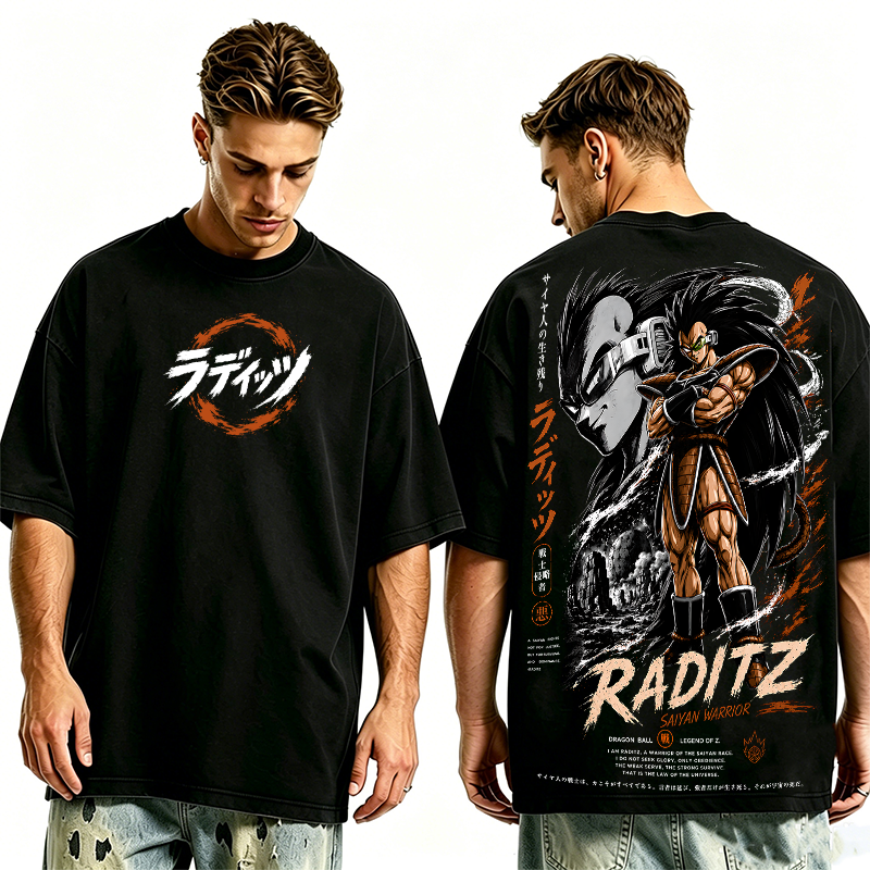 Raditz Dragon Ball Vintage Unisex  Washed T-Shirt