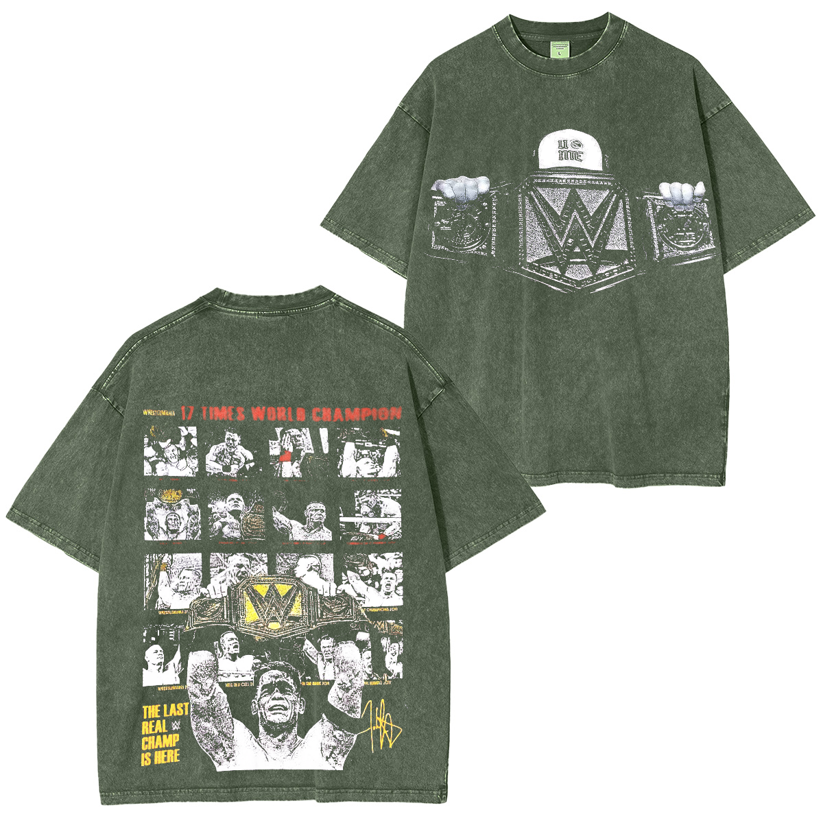 John Cena 17x Champion WWE Legacy Oversized T-shirt/Crewneck/Hoodie