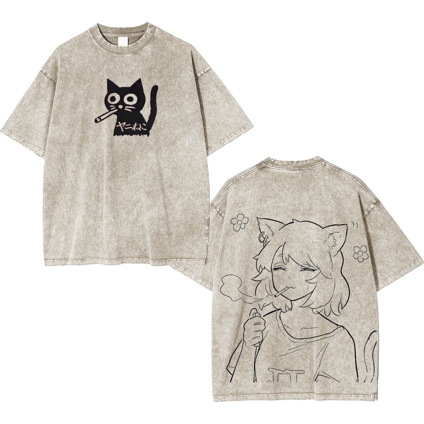 Yani Neko Oversized T-shirt/Crewneck/Hoodie