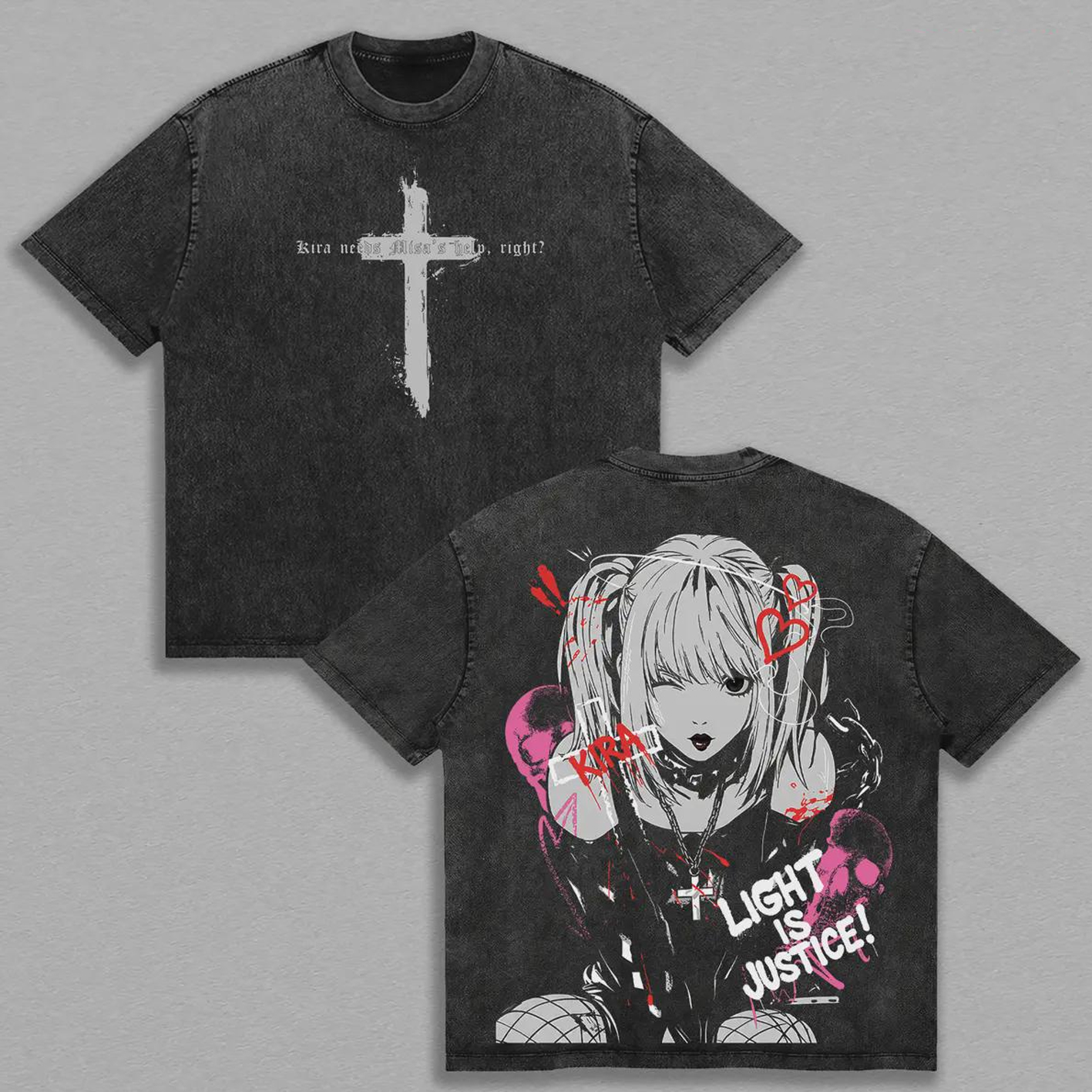 Misa Amane Death Note Washed T-shirt/Crewneck/Hoodie
