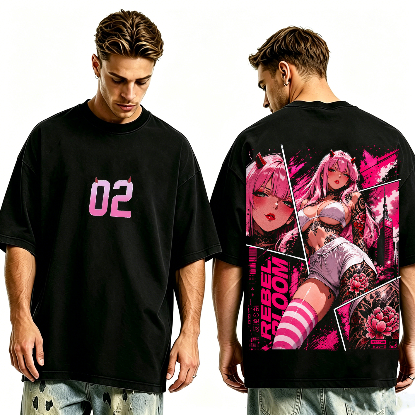 Absolute Cutie ZeroTwo Oversized T-shirt/Crewneck/Hoodie