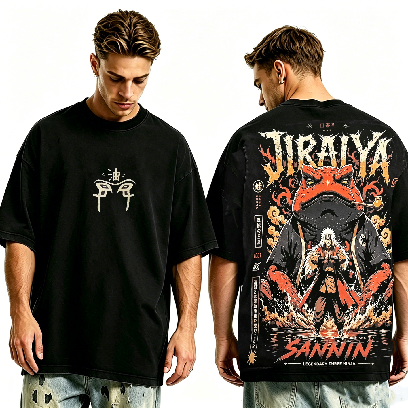 Jiraiya Naruto Oversized T-shirt/Crewneck/Hoodie