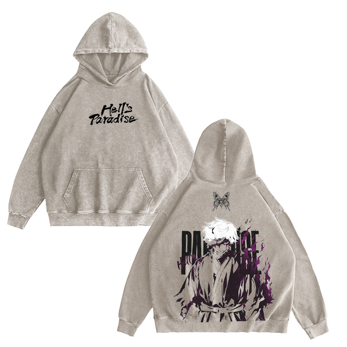 Hell's Paradise Washed T-shirt/Crewneck/Hoodie