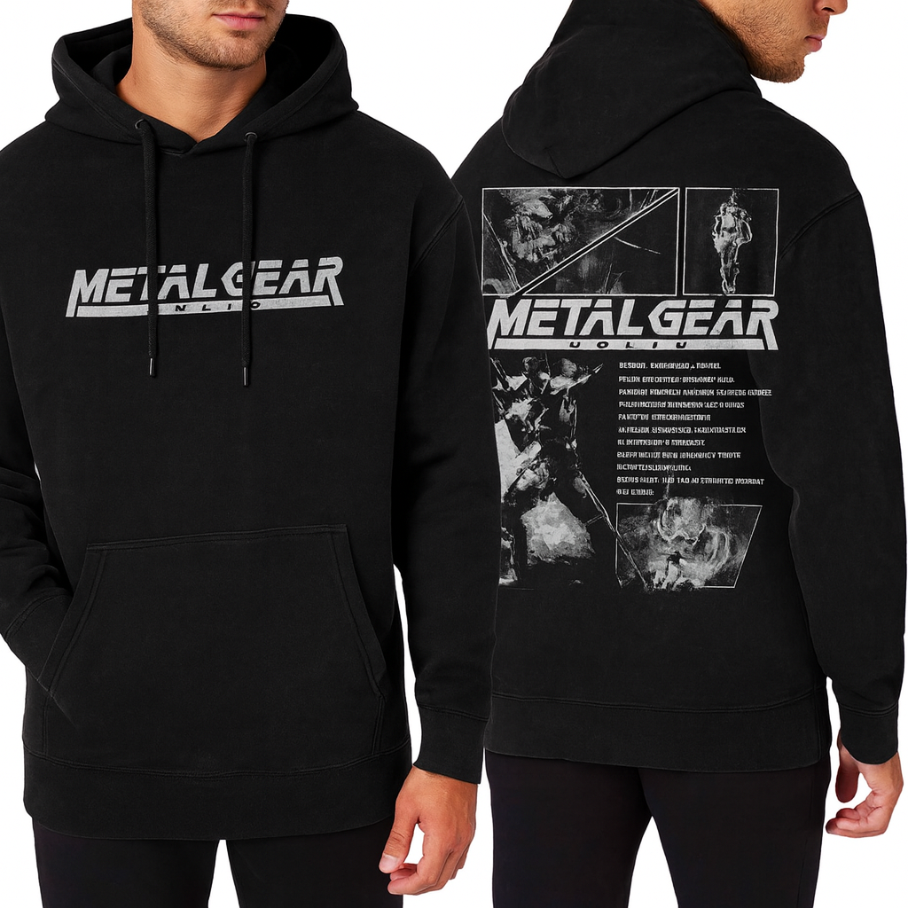 Metal Gear Solid Tactical Drip Acid Unisex Washed T-Shirt