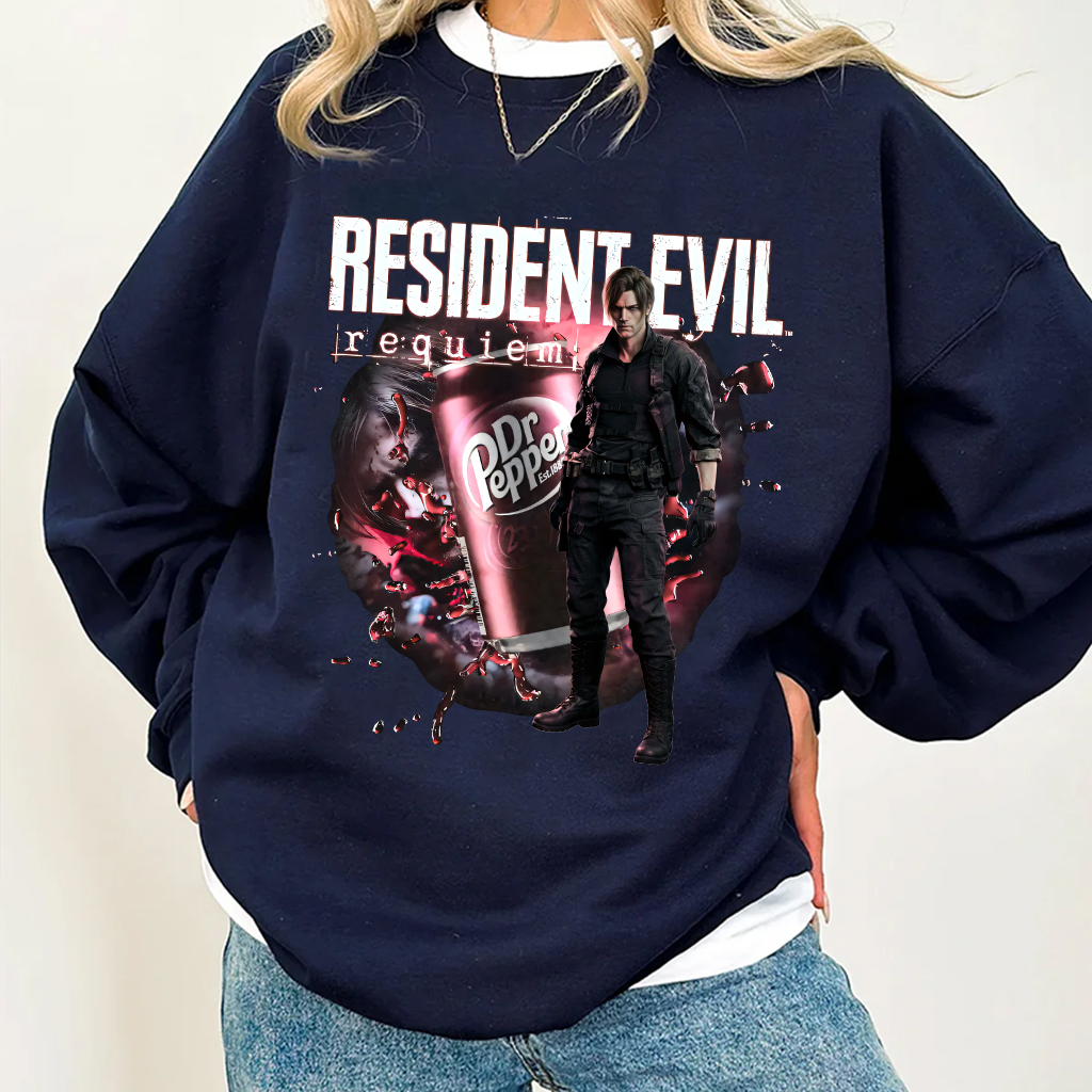 Dr. Pepper x Resident Evil Requiem Oversized T-shirt/Crewneck/Hoodie