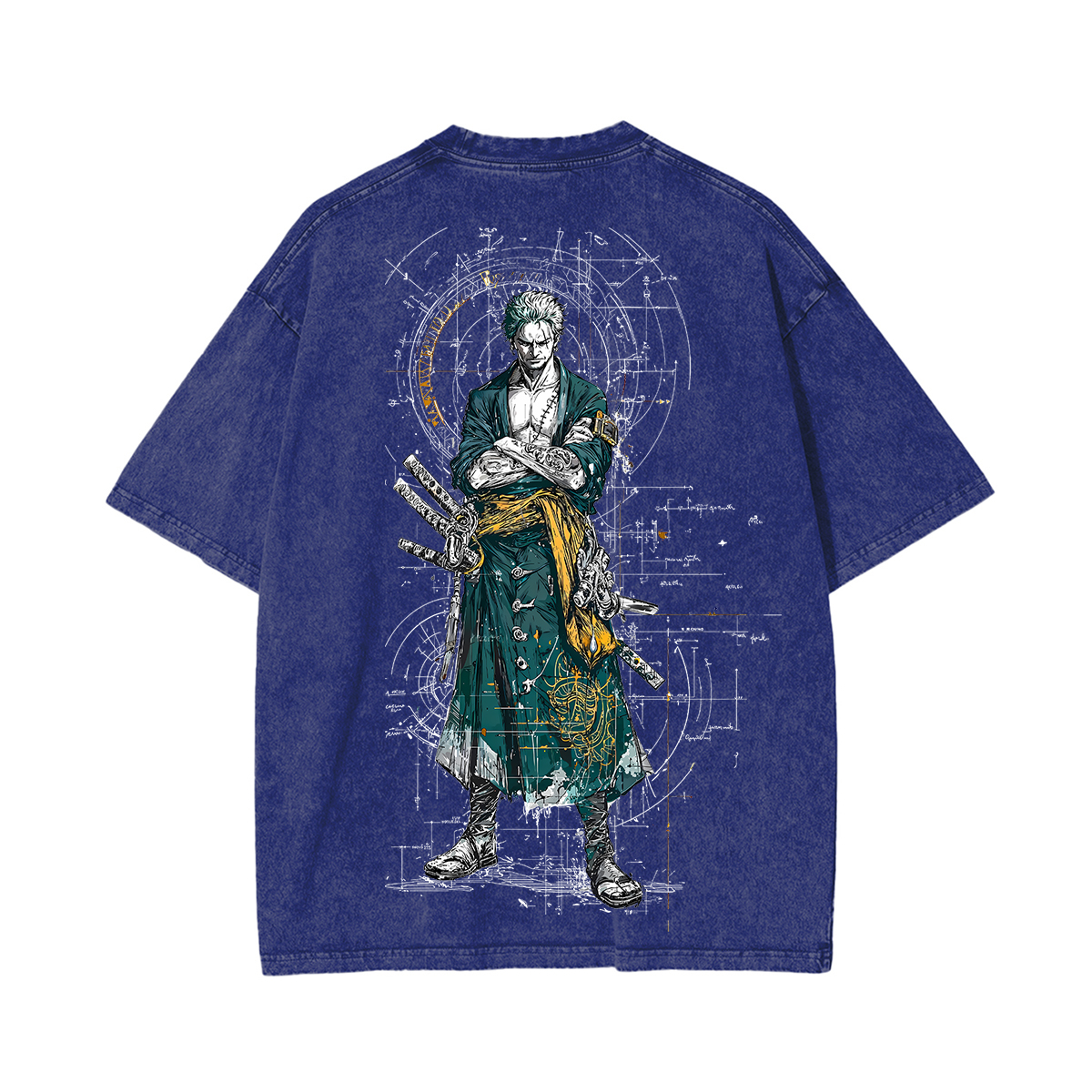 Sanji X Zoro X Luffy One Piece Unisex Washed T-Shirt
