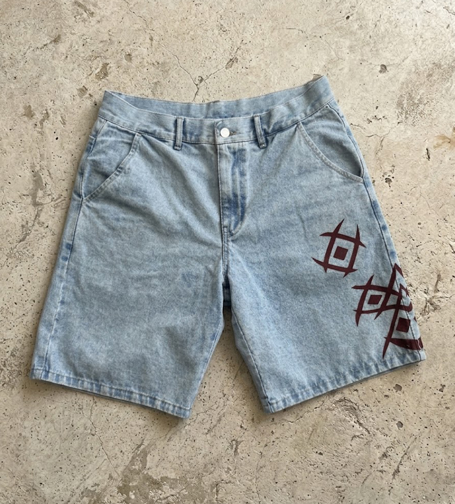 One Piece Denim Short