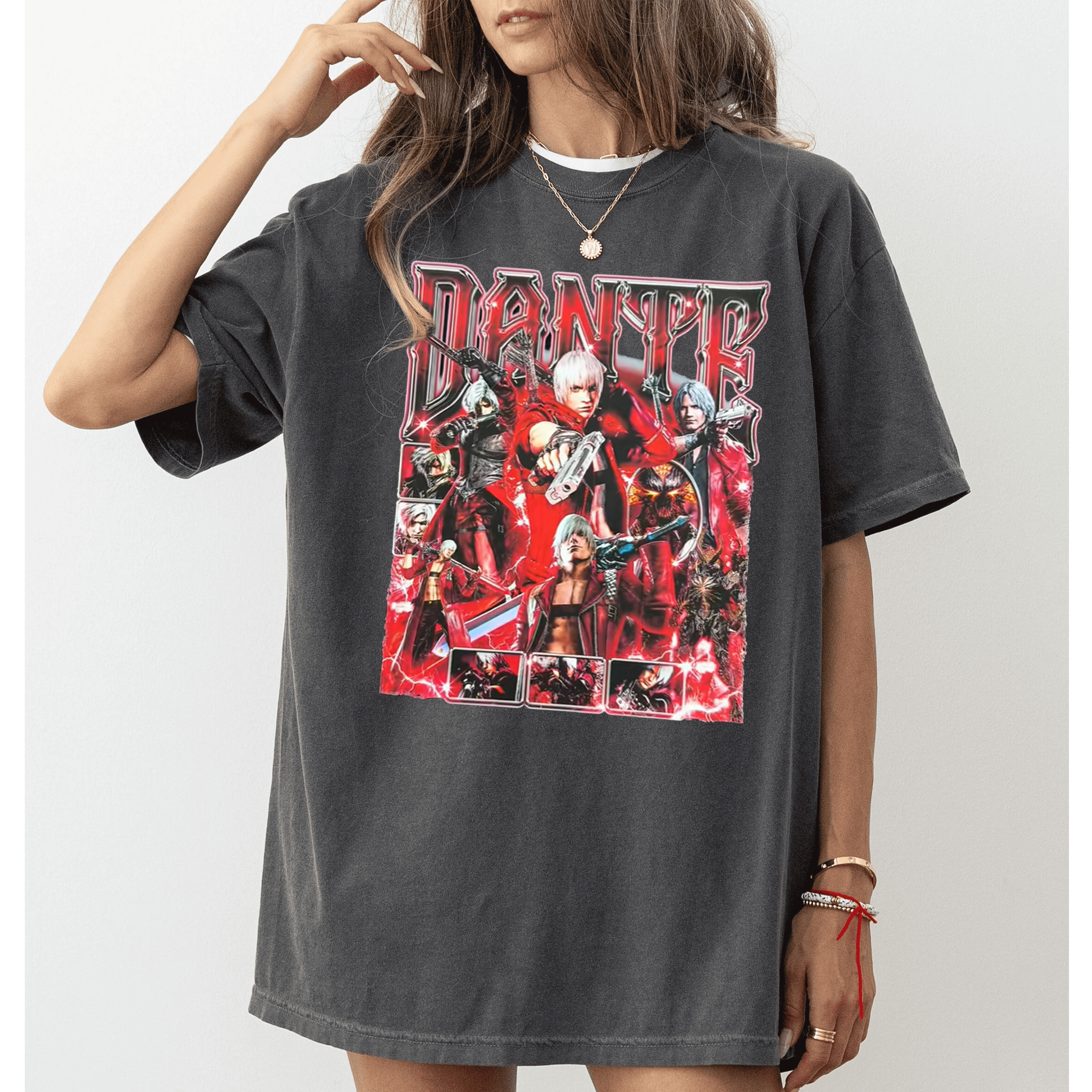 Dante,Devil May Cry Vintage  Unisex T-shirt/Crewneck/Hoodie