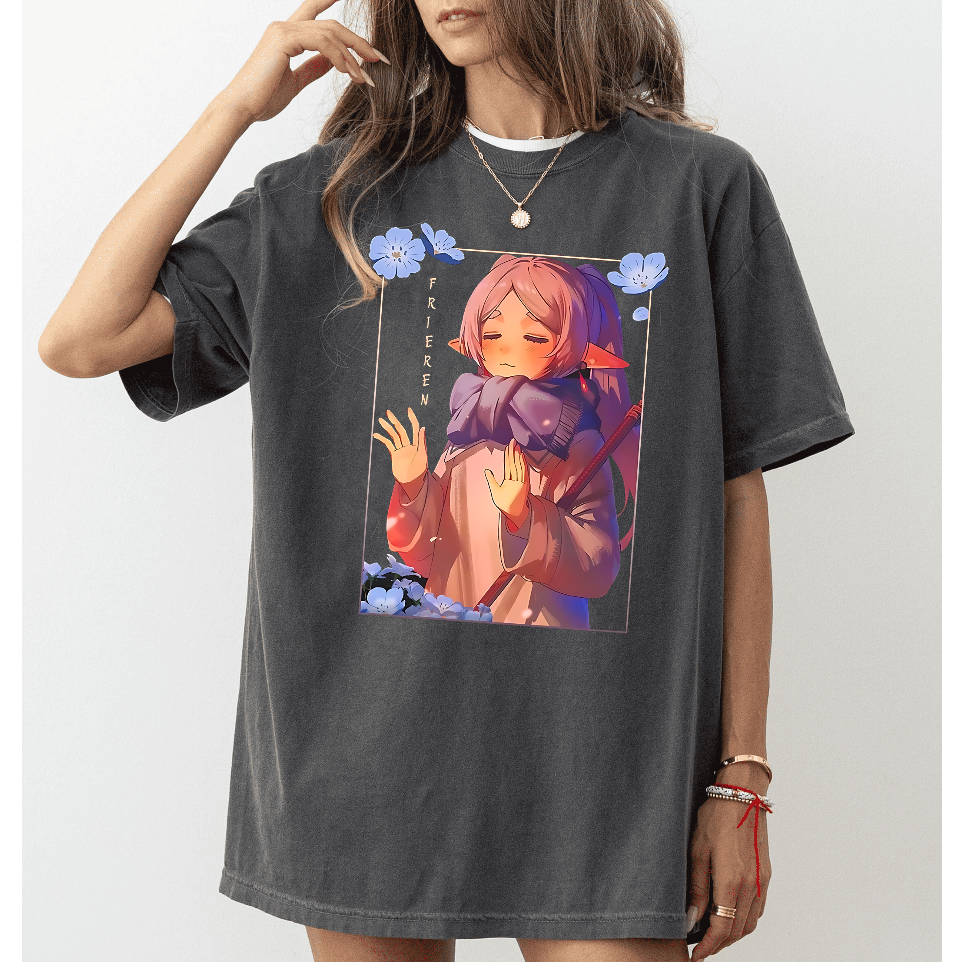Frieren Shirt, Kawaii Anime Shirt