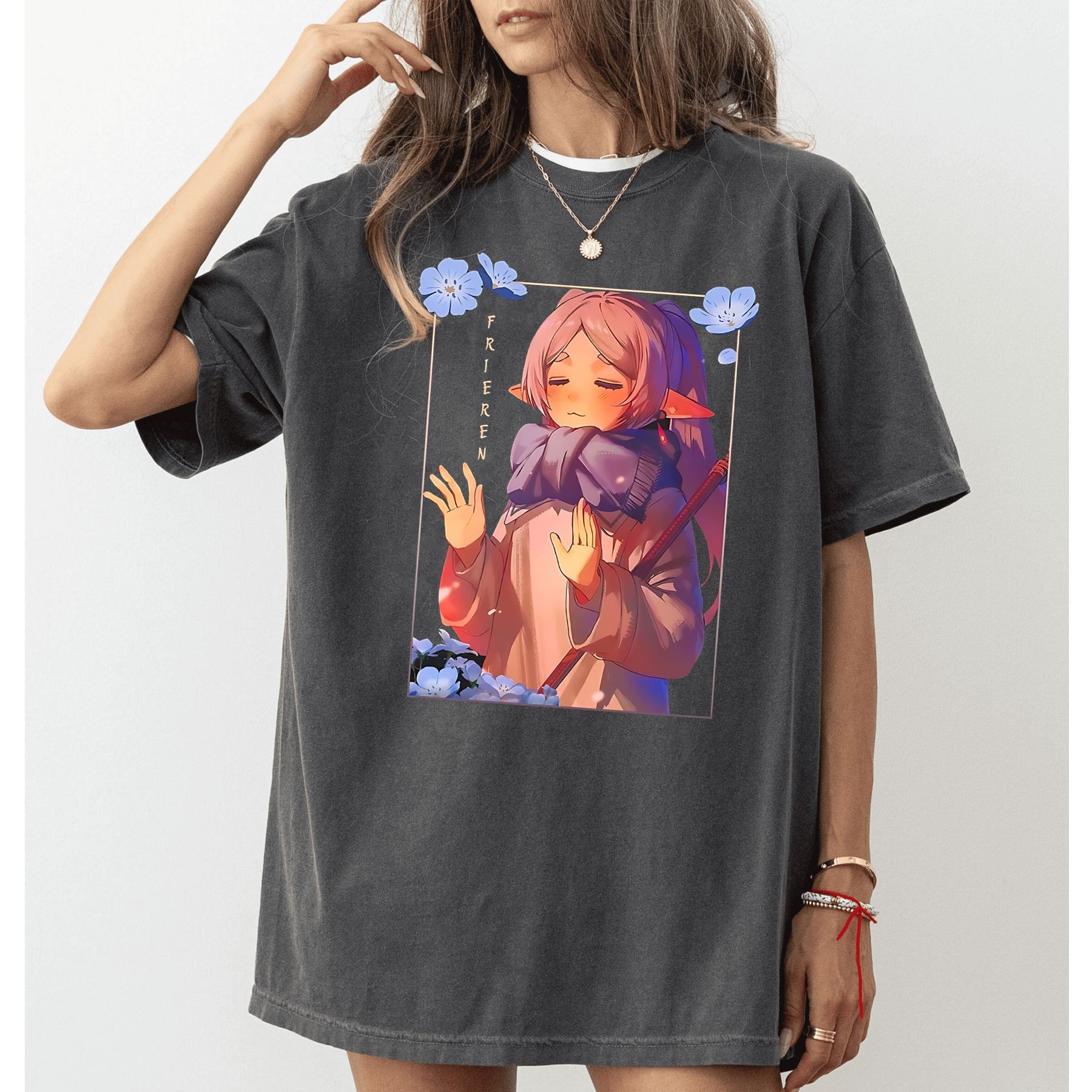 Frieren Shirt, Kawaii Anime Shirt