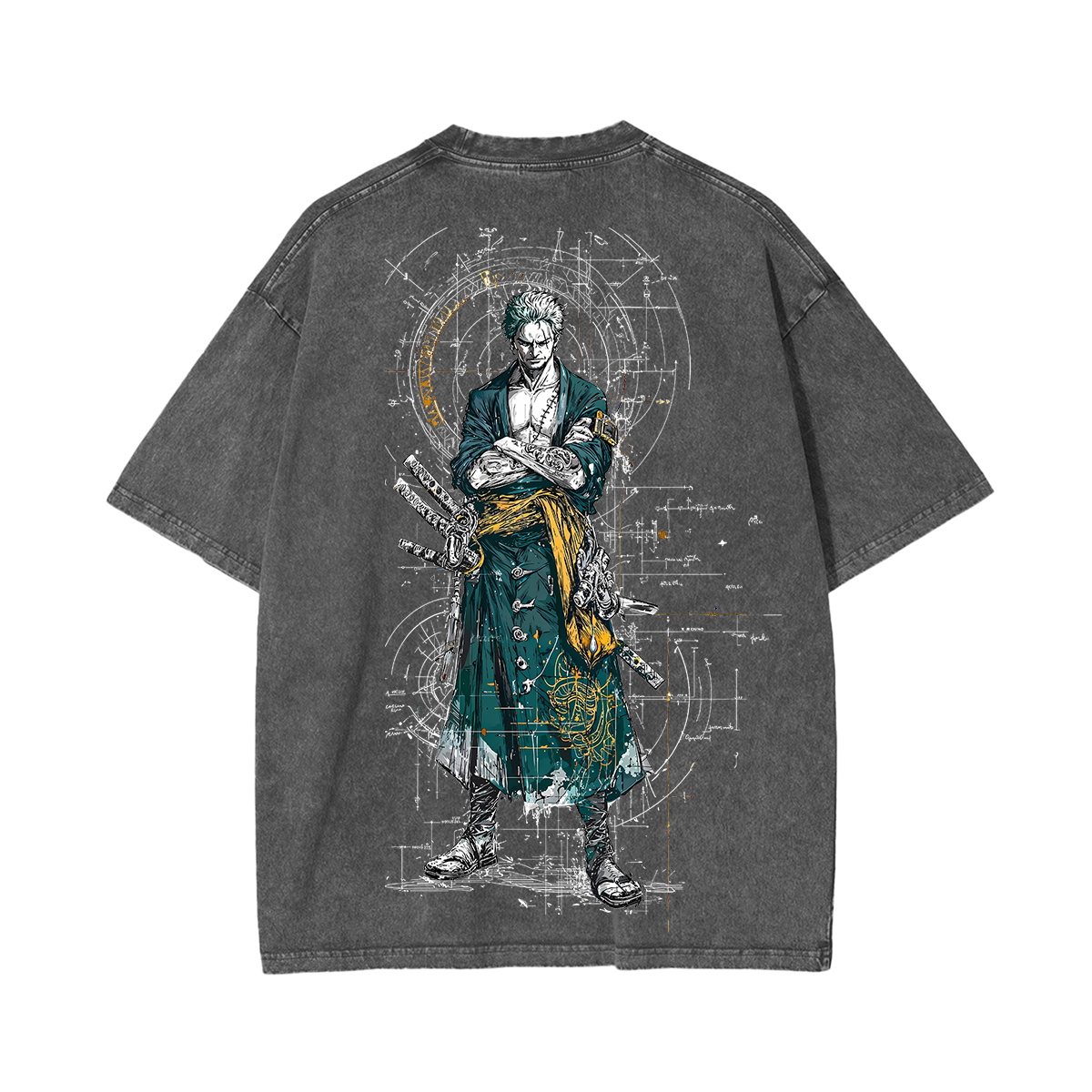 Sanji X Zoro X Luffy One Piece Unisex Washed T-Shirt