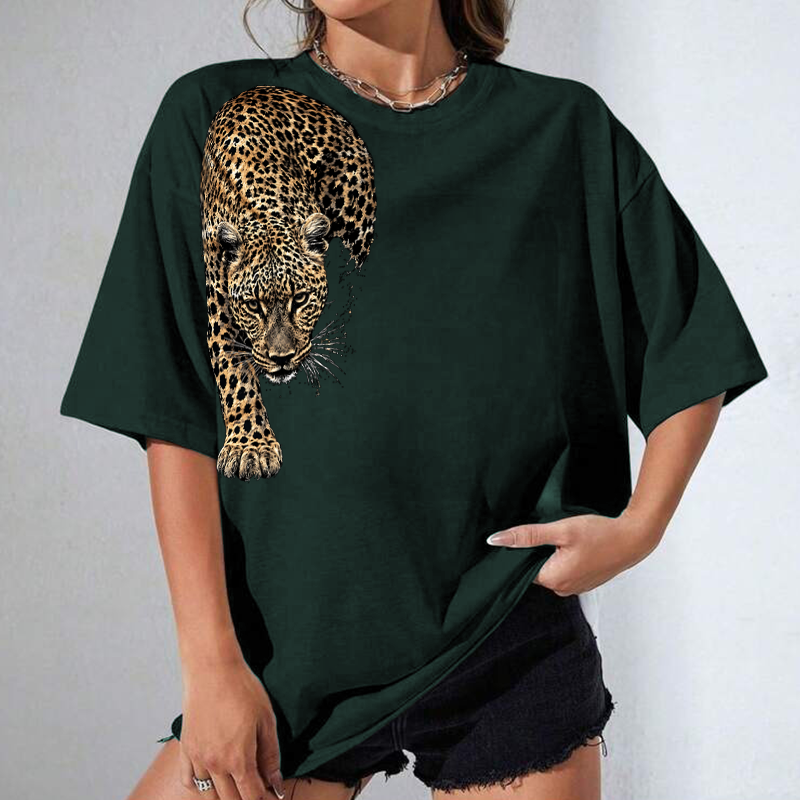 Black Leopard Oversized T-shirt/Crewneck/Hoodie