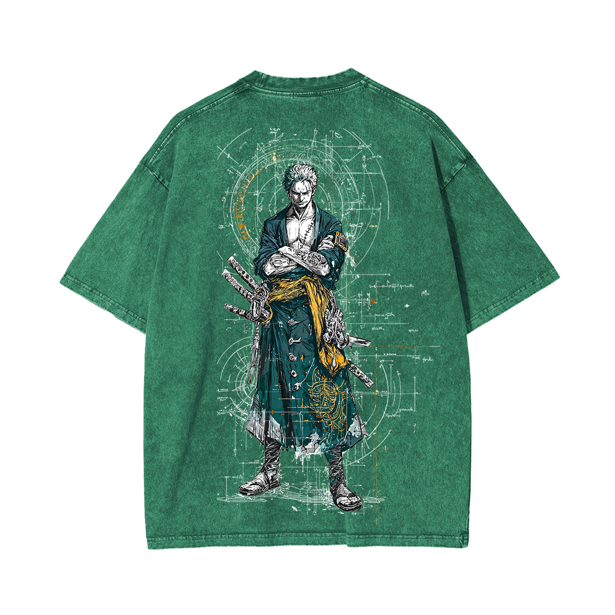 Sanji X Zoro X Luffy One Piece Unisex Washed T-Shirt
