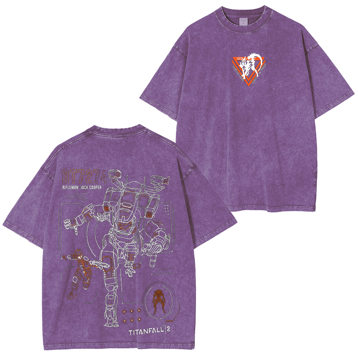 Titanfall2 Unisex Washed T-Shirt