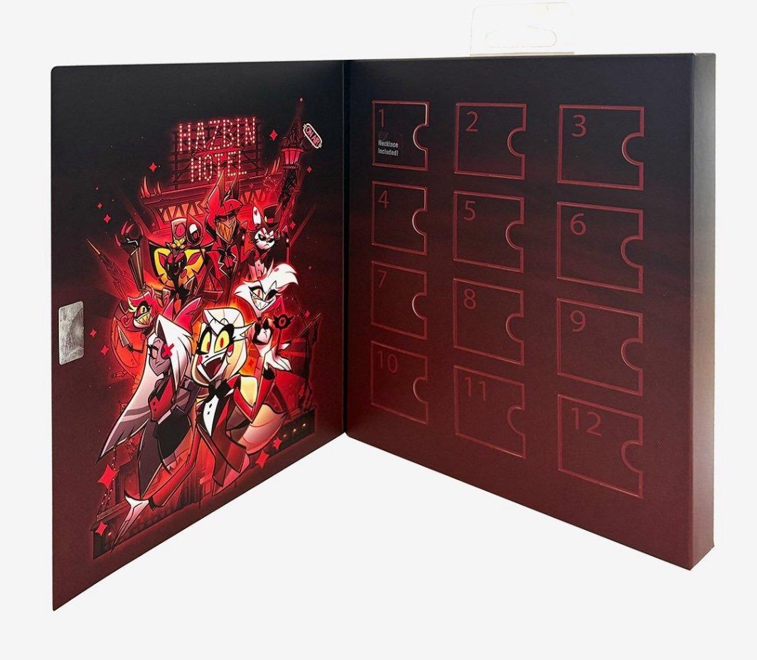 Hazbin Hotel Advent Calendar Necklace Set