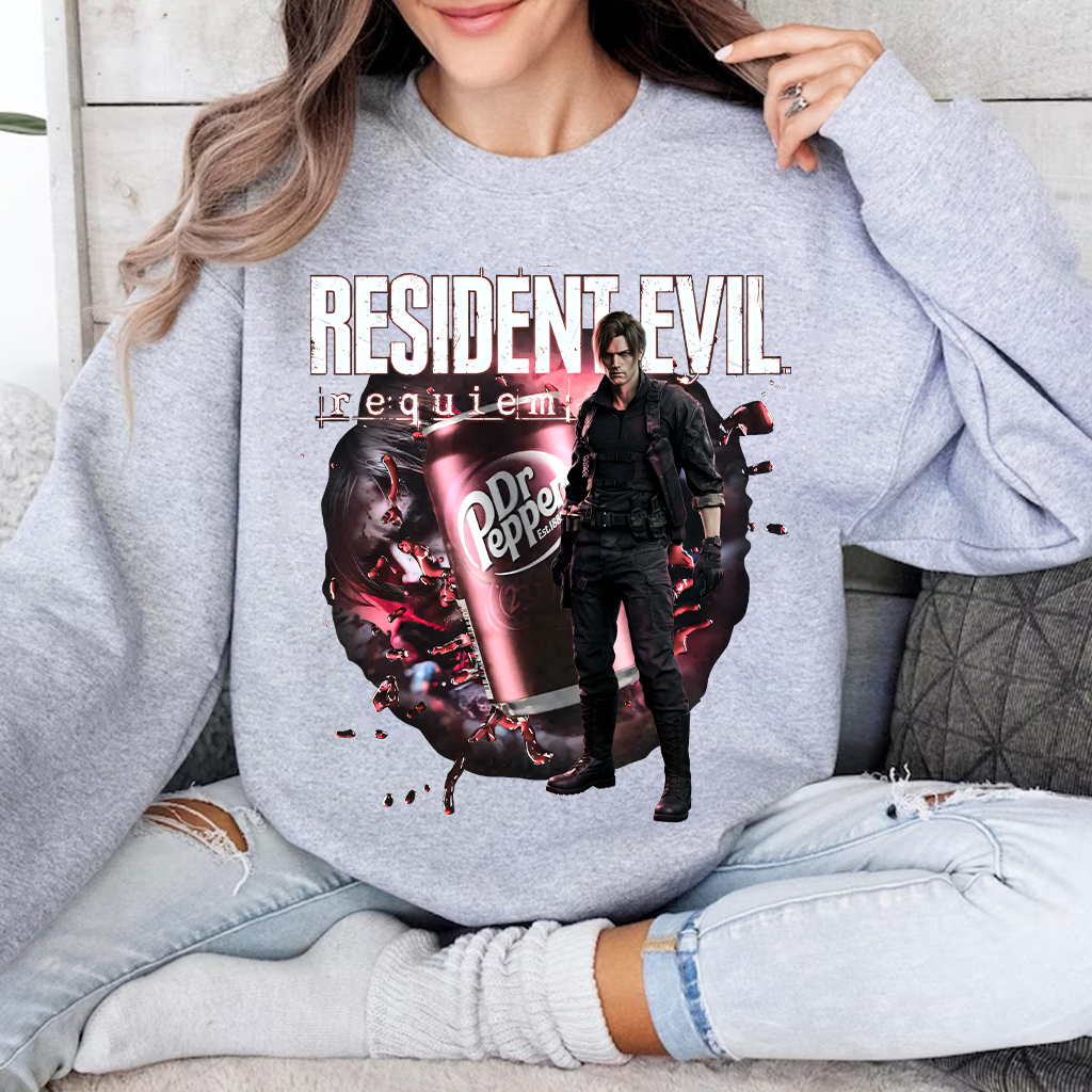 Dr. Pepper x Resident Evil Requiem Oversized T-shirt/Crewneck/Hoodie