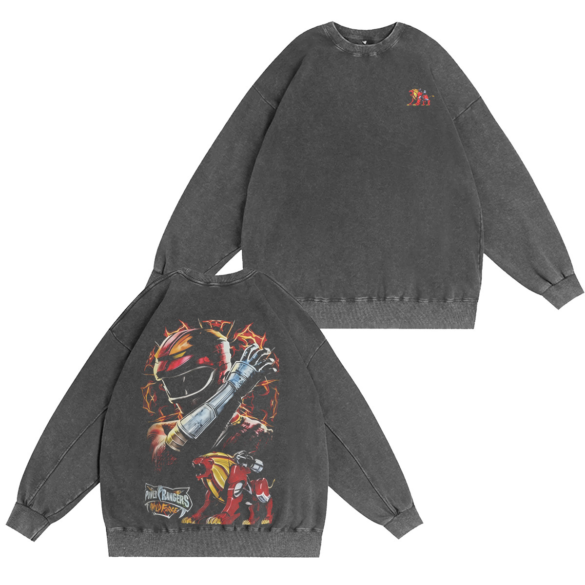 Vintage Wild Force Red Lion Graphic Oversized T-shirt/Crewneck/Hoodie