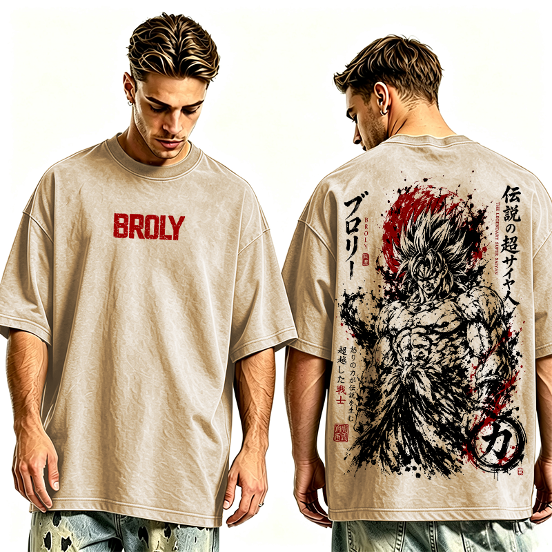 Broly Legendary Saiyan Pump Cover Oversized T-shirt/Crewneck/Hoodie