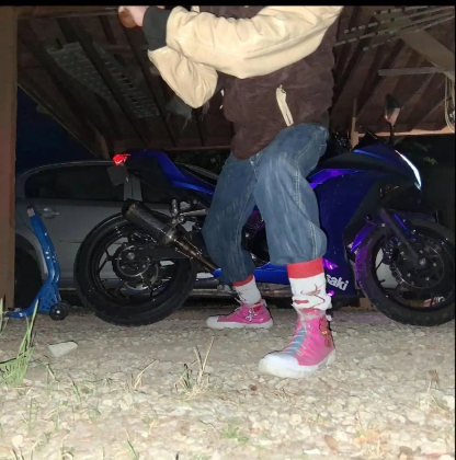 Hotline Miami Hand Painted Hi Top Shoes for Men and Women